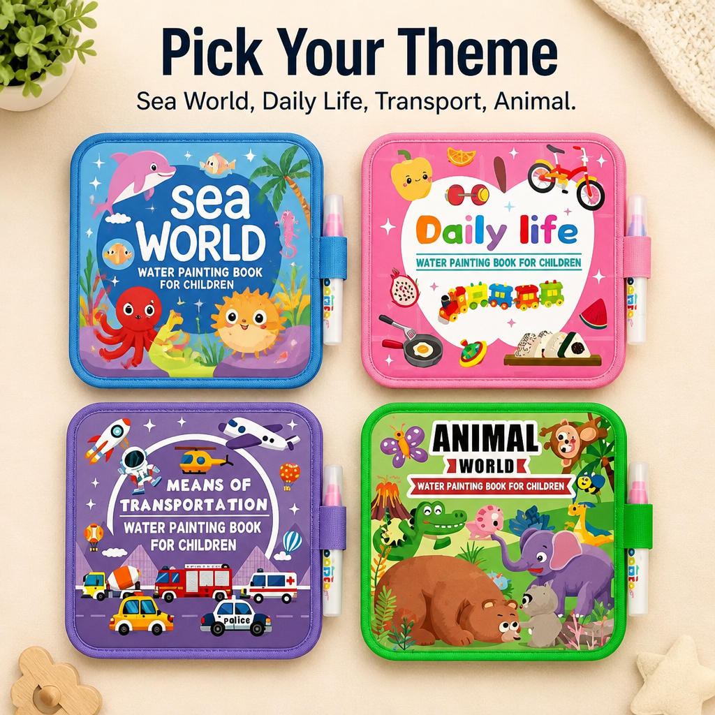 VividSplash™ — Keep Little Hands Busy and Learning With Just Water