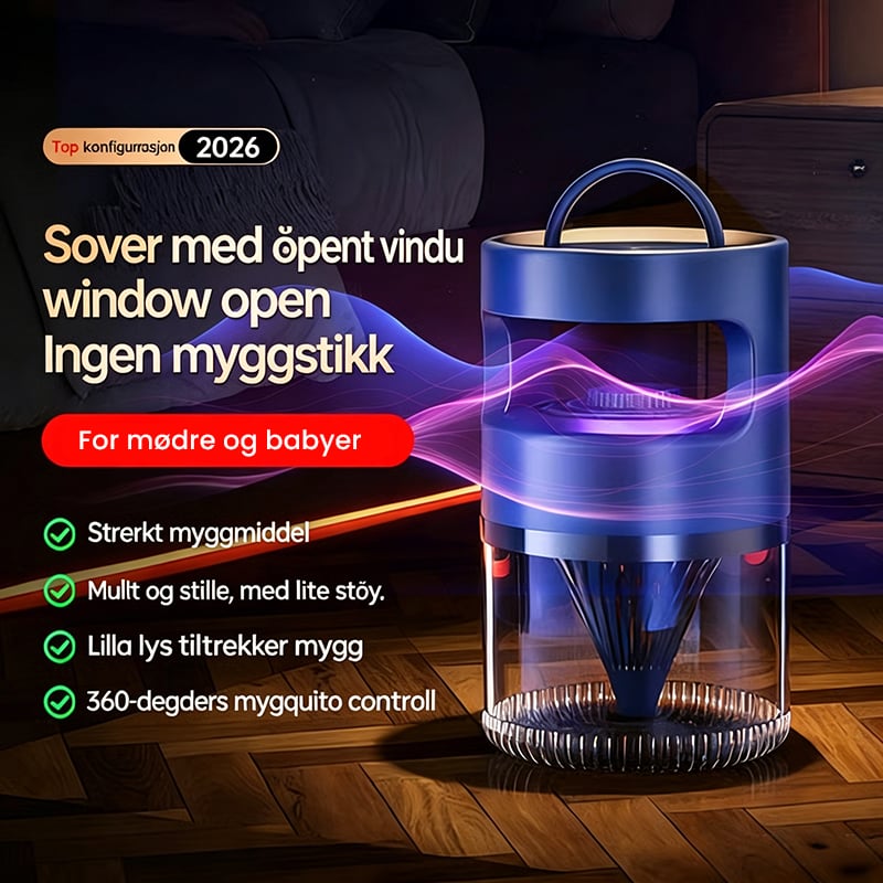 UV Light Mosquito Lamp with Suction Fan