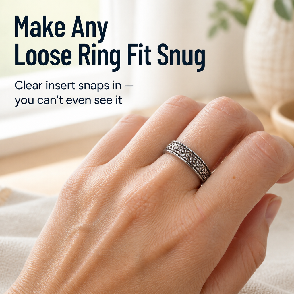 AuraFit™ RingMate — Stop Your Rings Spinning, Sliding & Falling Off in Seconds | 2-Pack Available
