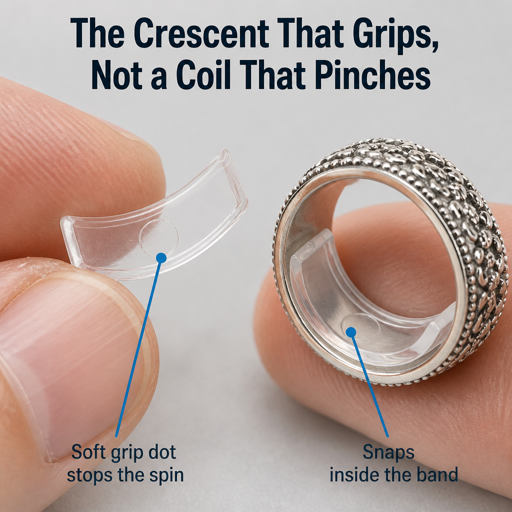 AuraFit™ RingMate — Stop Your Rings Spinning, Sliding & Falling Off in Seconds | 2-Pack Available