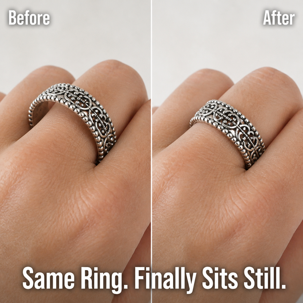 AuraFit™ RingMate — Stop Your Rings Spinning, Sliding & Falling Off in Seconds | 2-Pack Available