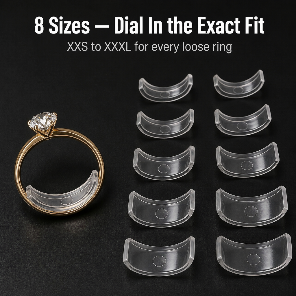 AuraFit™ RingMate — Stop Your Rings Spinning, Sliding & Falling Off in Seconds | 2-Pack Available