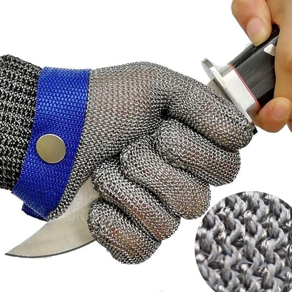 Stainless Steel Cut-Resistant Glove for Food Safety