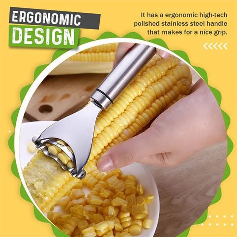 CornEase™ — Slice Through Corn in Seconds for a Mess-Free, Joyful Kitchen Experience