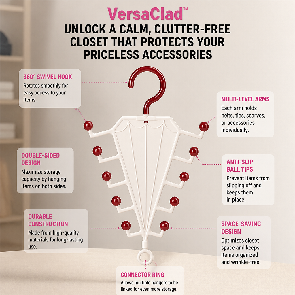 VersaClad™ — Unlock a Calm, Clutter-Free Closet That Protects Your Priceless Accessories