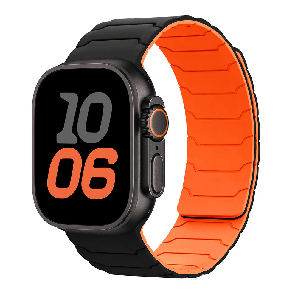 Silicone Magnetic Watch Band for Apple Timepiece