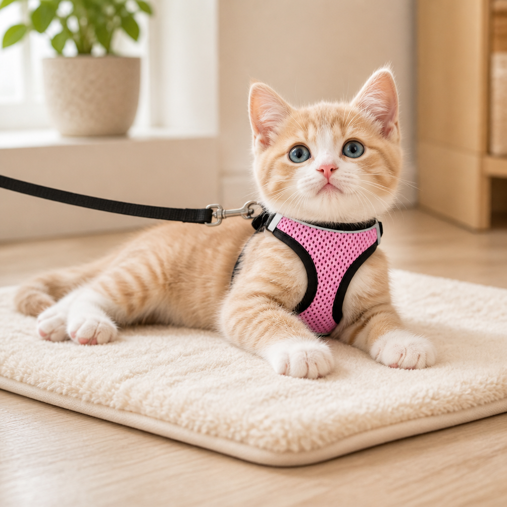 WhiskerGuard™ Comfort Harness — Wrap Your Cat in Calm, Safe, and Escape-Proof Freedom