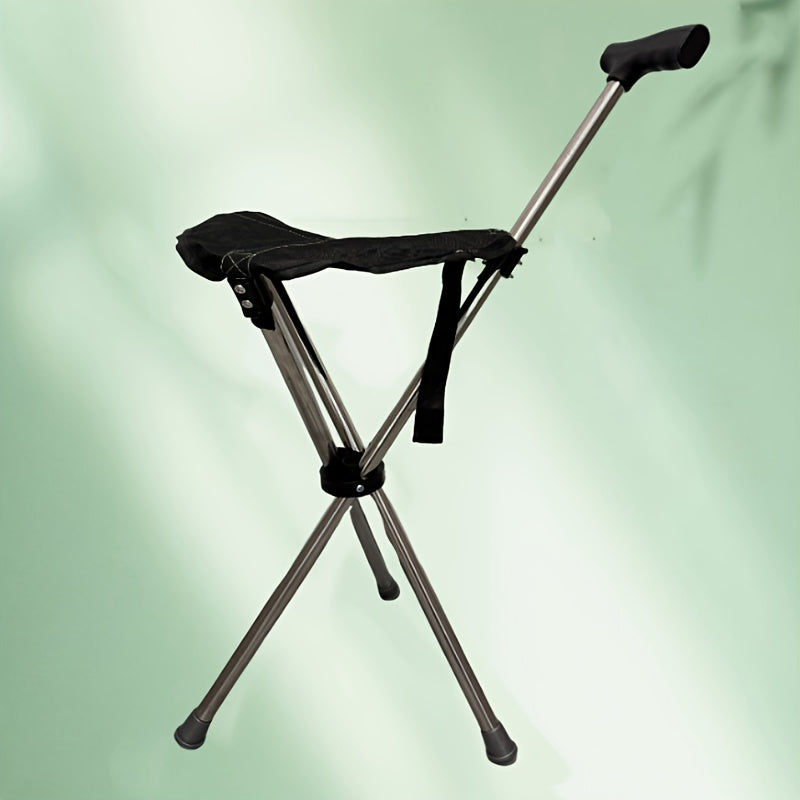 Walking Cane with Seat - 2-in-1 Design