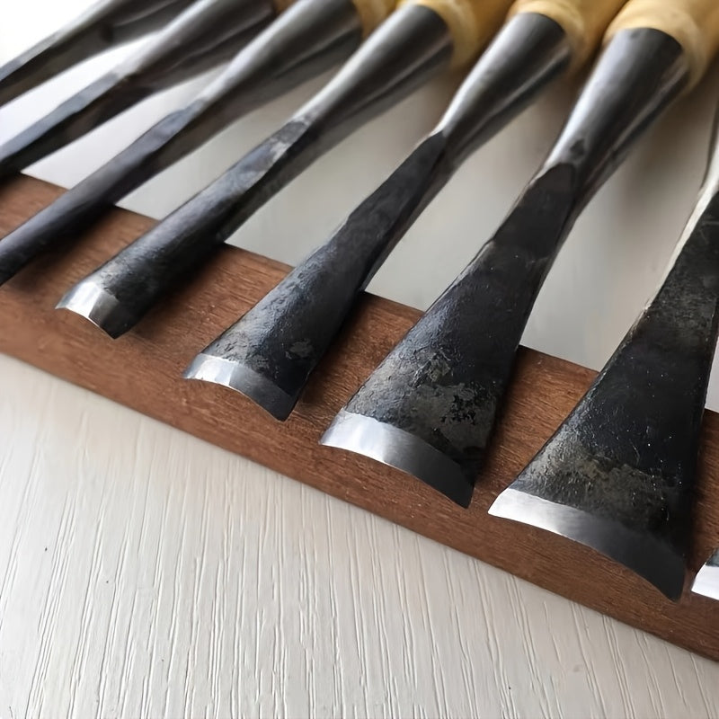 3-Piece Precision Chisel Set with Fixed Blade Measurements