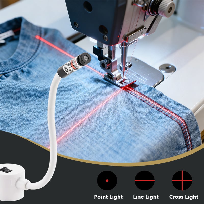 LumiLine™ — Stitch a Dead-Straight Line on Any Machine Without Chalk