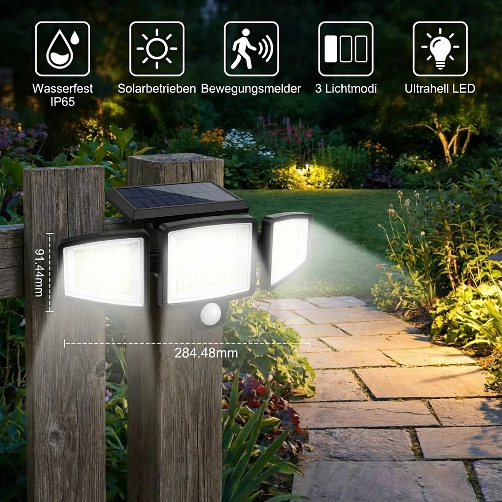 Automatic Solar Light for Unlimited Security and Worry-Free Nights