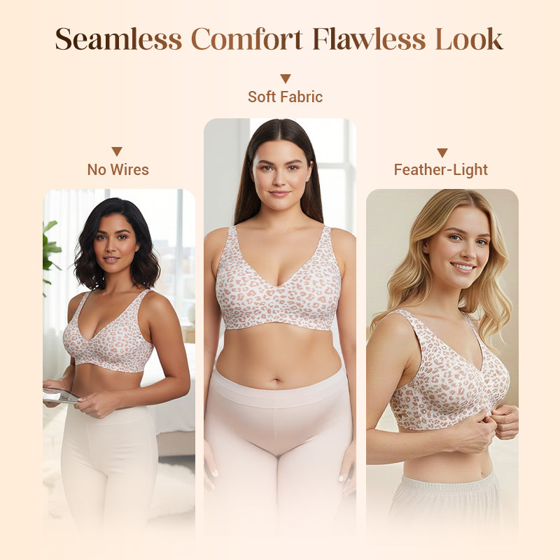 VivaLuxe™ – Seamless Wireless Lift Bra with Side Smoothing