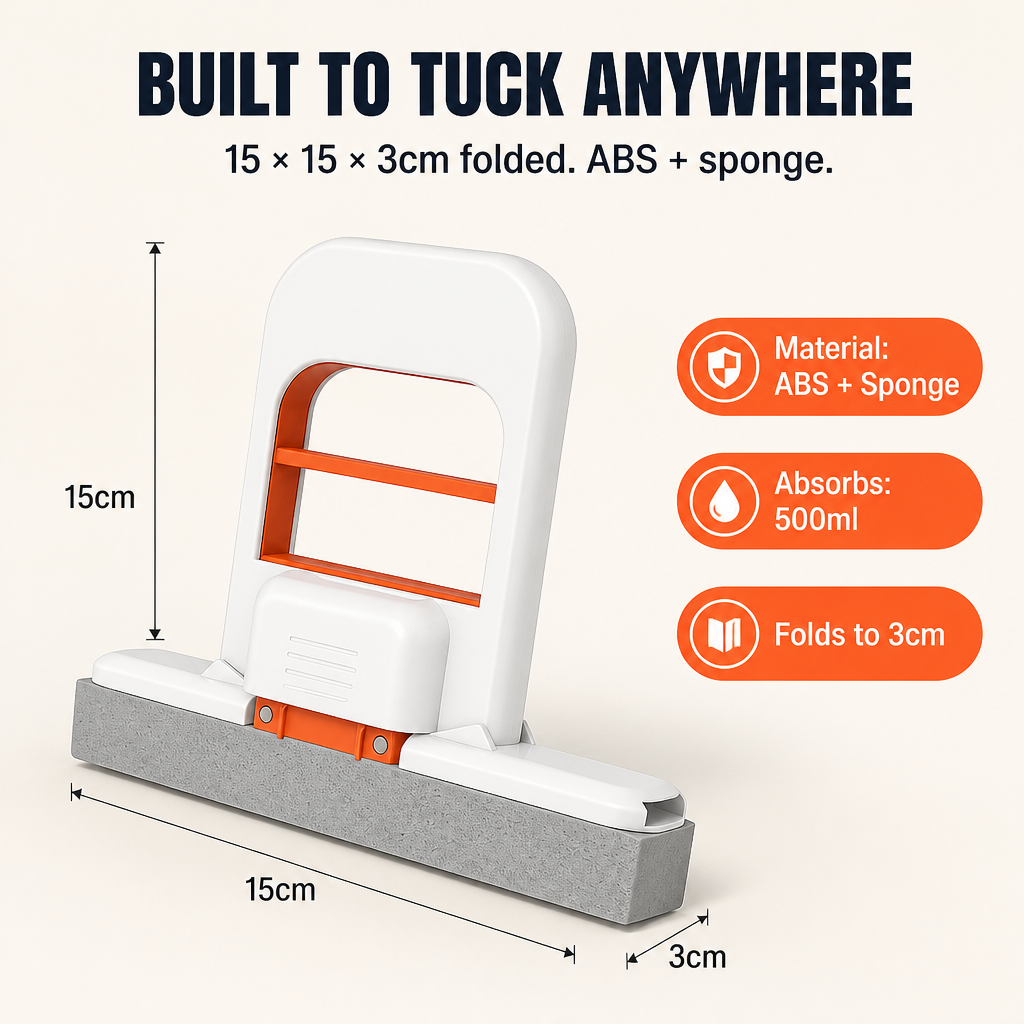 SwiftMop™ — Wipe Counters, Sinks & Bathroom Splashes Spotless in Seconds