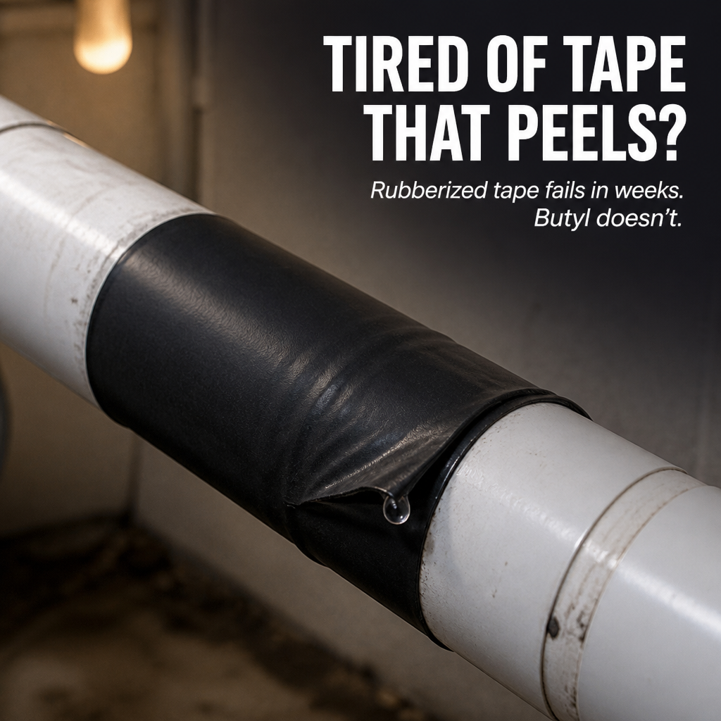 ShieldSeal™ — Lock Down Leaky Roofs, Pipes & Gutters With Pro-Grade Butyl