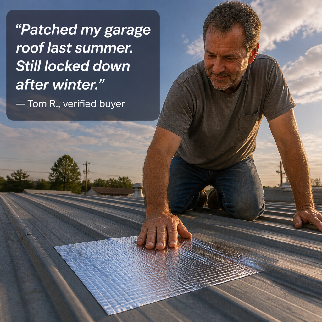 ShieldSeal™ — Lock Down Leaky Roofs, Pipes & Gutters With Pro-Grade Butyl