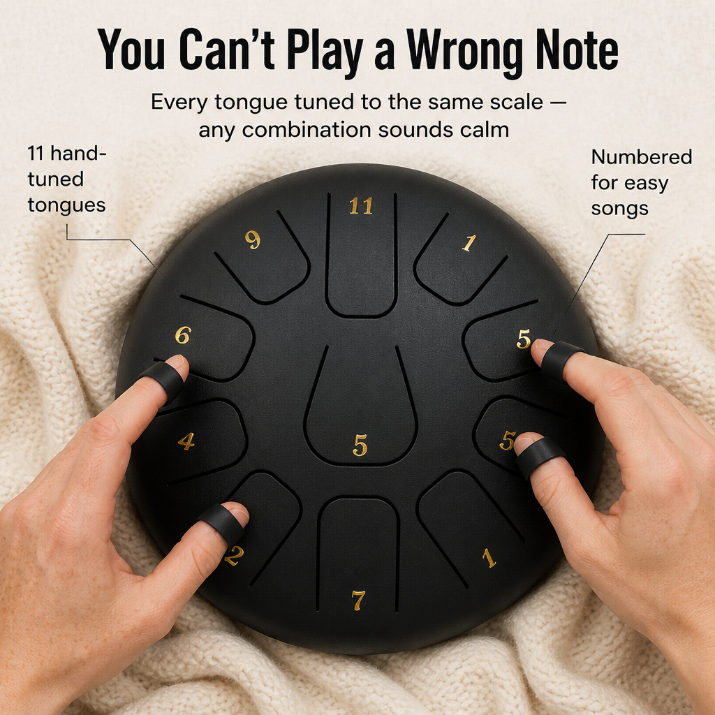 SerenoWave™ — Play Stress Away in Minutes With Hand-Tuned Healing Tones