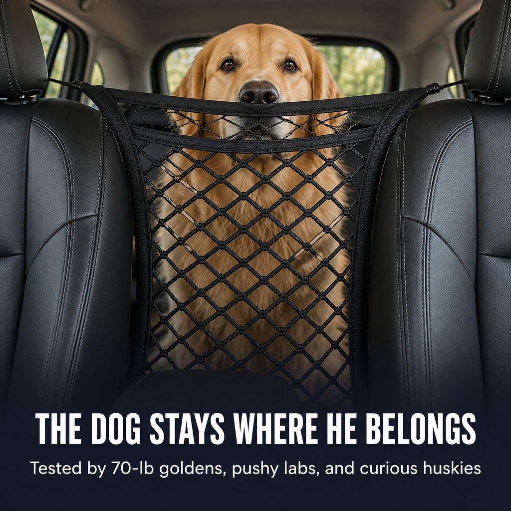 ShieldBarrier™ — Block Pets and Kids From Climbing Up Front While You Drive