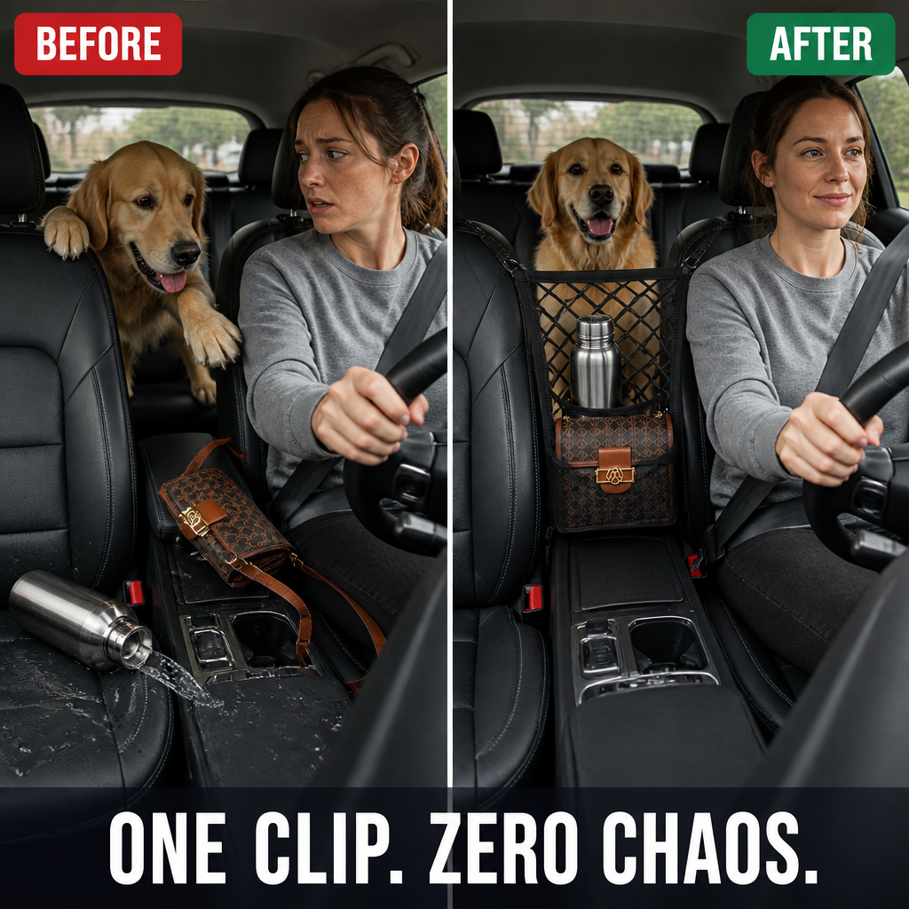 ShieldBarrier™ — Block Pets and Kids From Climbing Up Front While You Drive