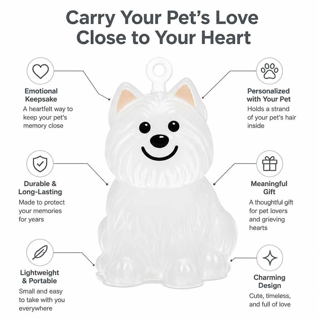 LumaPaw™ Memory Charm — Carry Your Pet’s Love Close to Your Heart Every Day