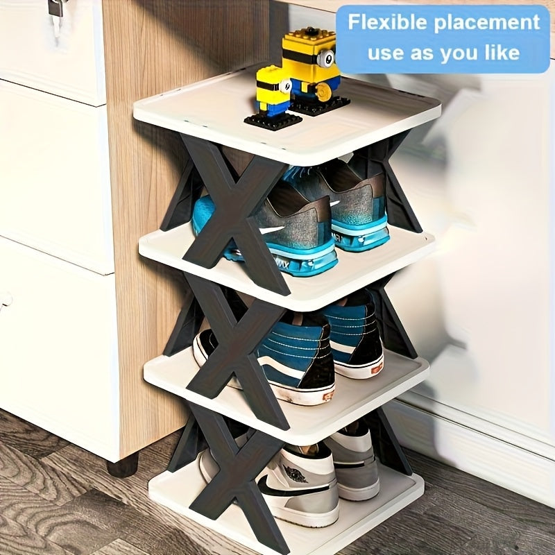 Narrow Shoe Tower Storage Rack