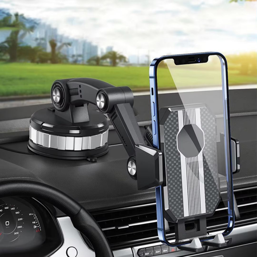Phone Mount | Smartphone Holder with Suction Cup & 360° Swivel | LuxGrip