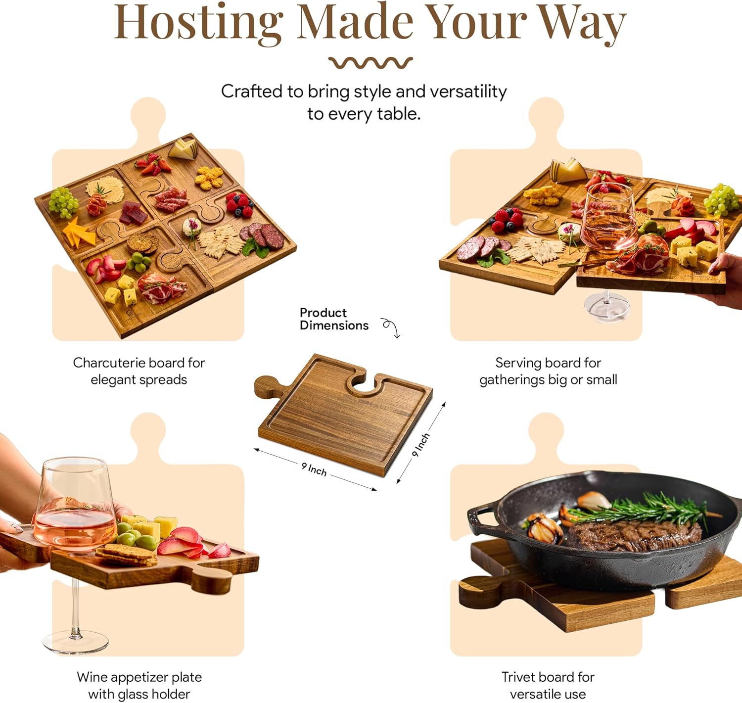 Puzzle Serving Tray – Connects Guests for Stylish and Memorable Moments