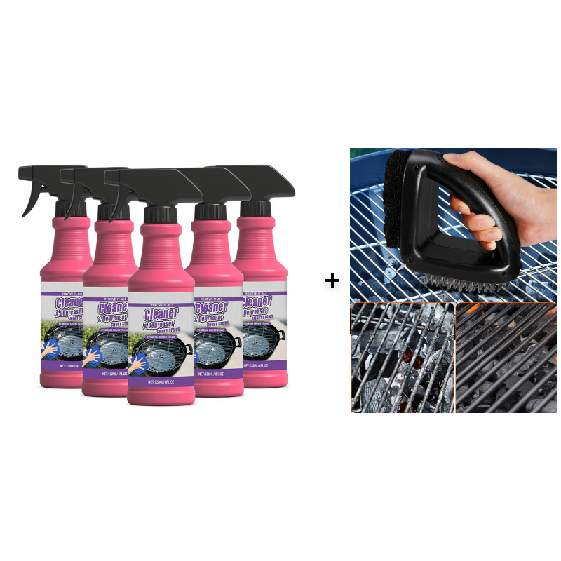 BlazeBright™ — Melt Away Grease Fast for a Grill That Shines with Pride