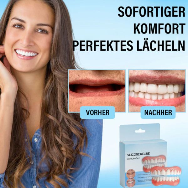 1+1 FREE | Silicone Reline Denture Set Guarantees long-lasting use