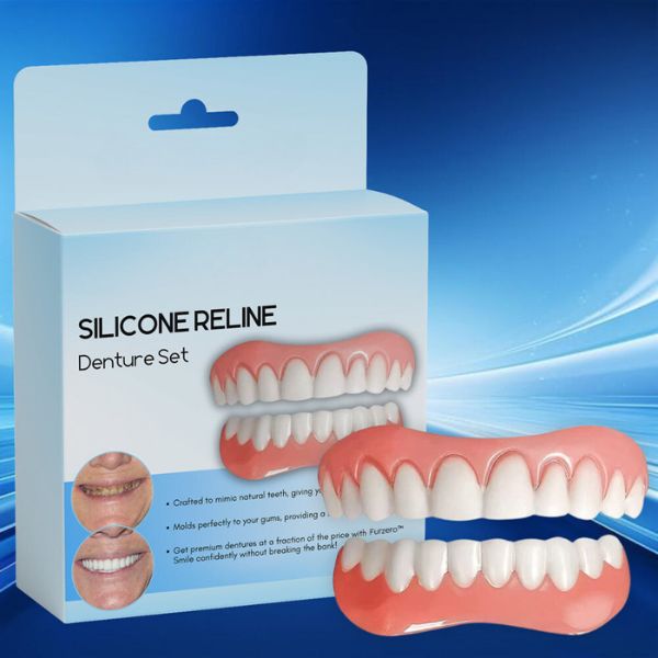 1+1 FREE | Silicone Reline Denture Set Guarantees long-lasting use