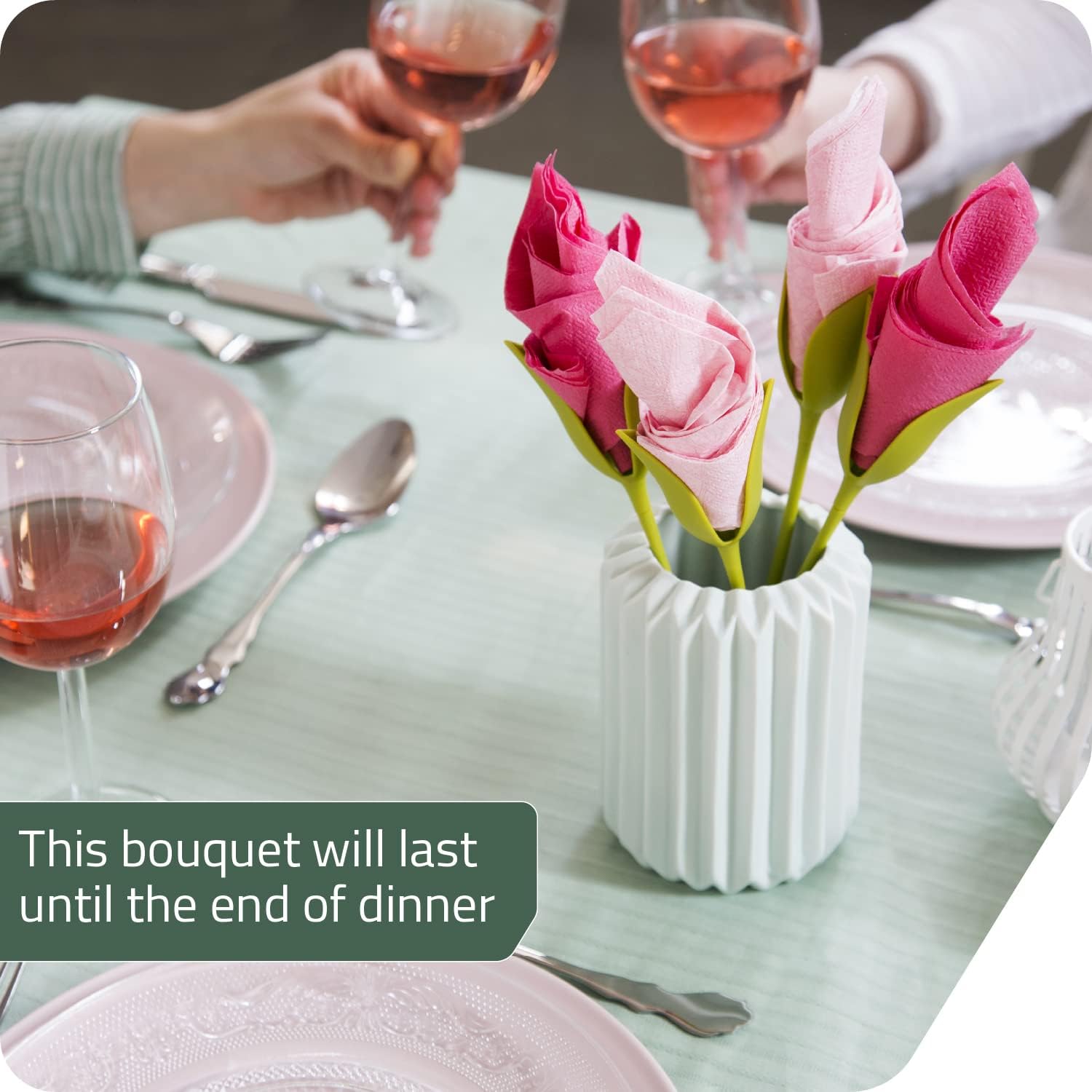 BloomCrest™ — Instantly Transform Your Table Into a Stunning Floral Celebration (set of 4)