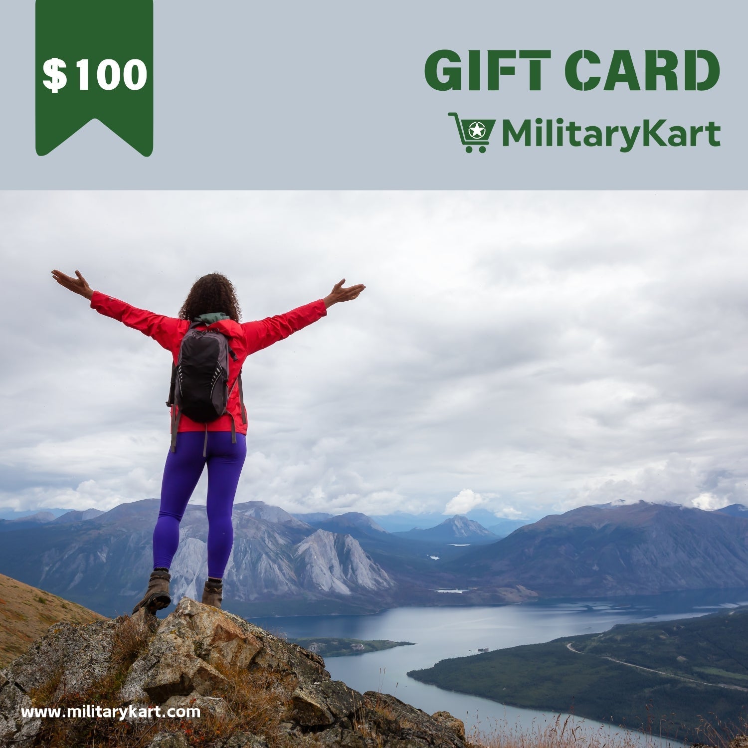 Digital Gift Card with Military Design