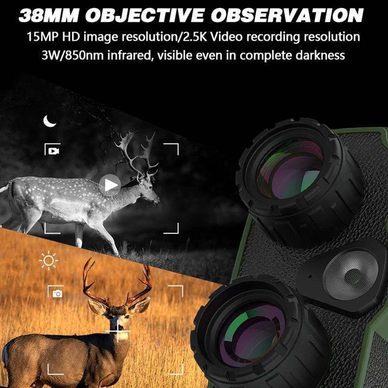 Night Vision Binoculars with Digital Display - Infrared Color for Outdoor Use