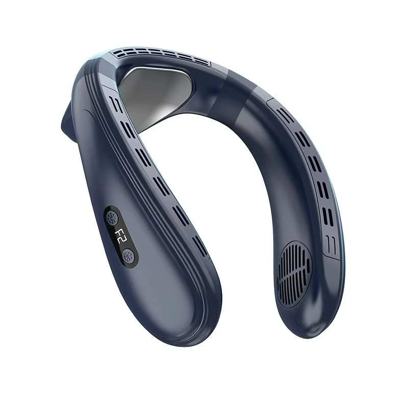 Wearable Neck Fan – Portable Rechargeable with Surround Airflow & Extended Battery