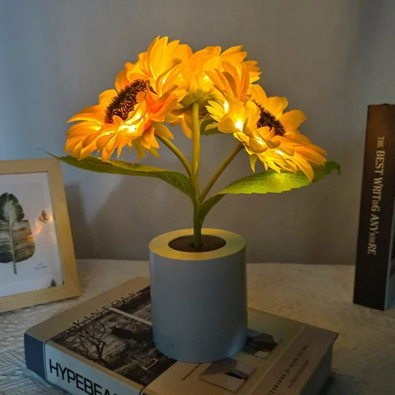Sunflower LED Night Lamp