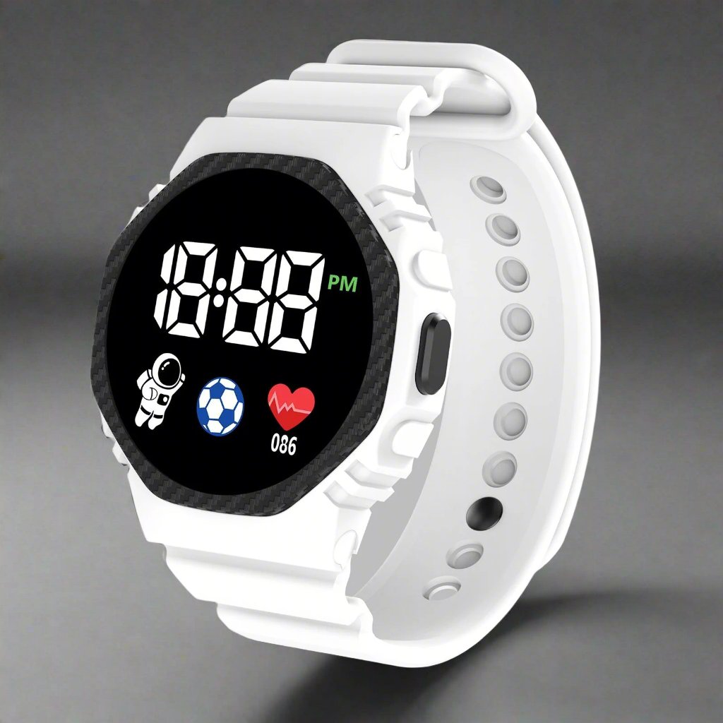 Waterproof Educational LED Watch for Kids – Adventure Timepiece