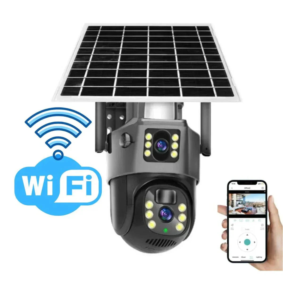 Solar-Powered Wireless Surveillance Camera