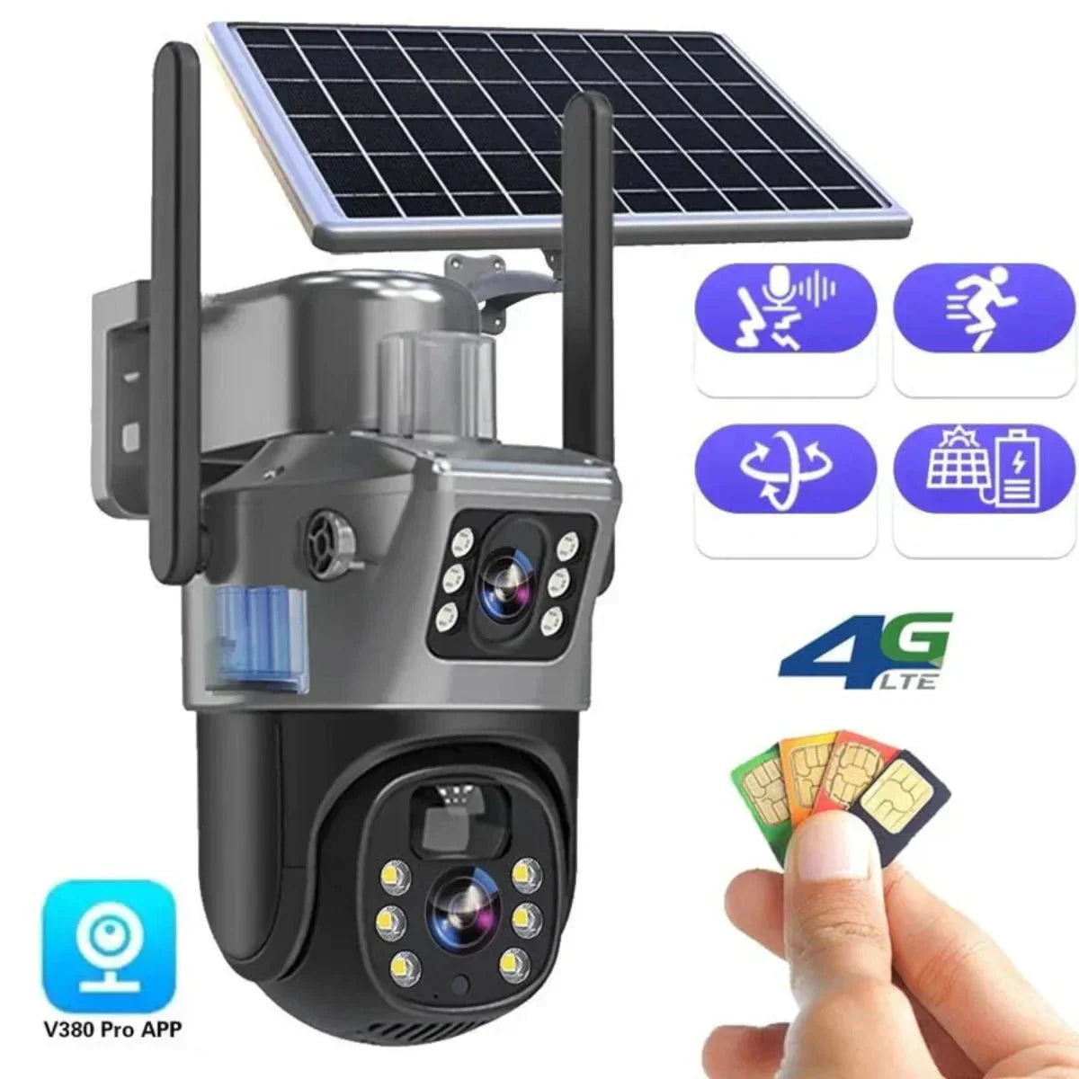 Solar-Powered Wireless Surveillance Camera