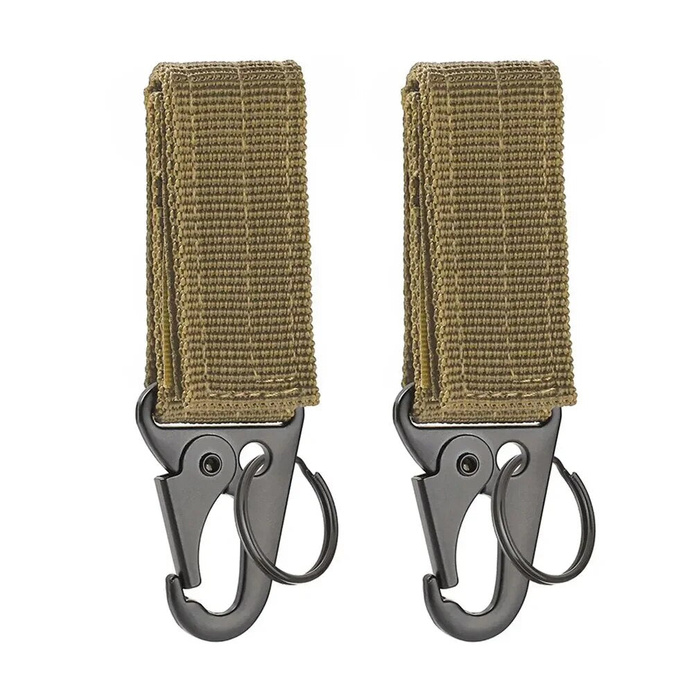 Molle Key Ring Holder Set – Tactical Gear Clips (2-Pack)
