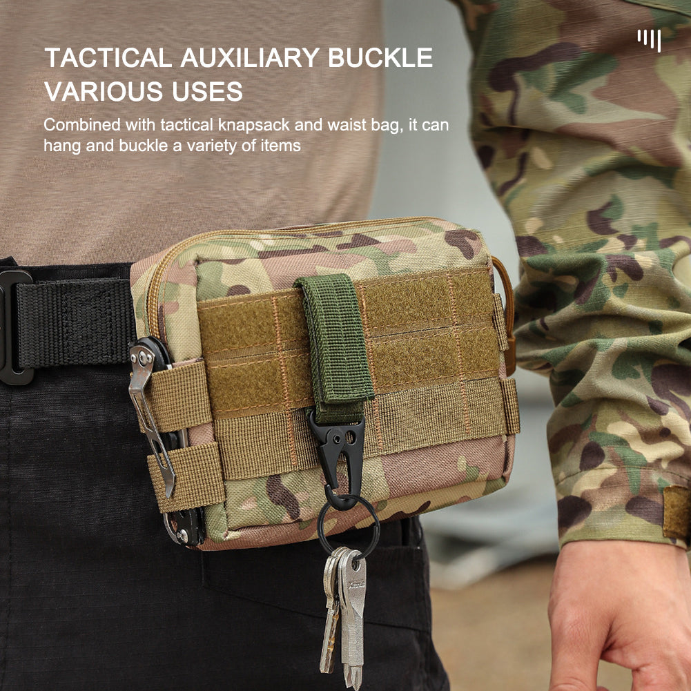 Molle Key Ring Holder Set – Tactical Gear Clips (2-Pack)