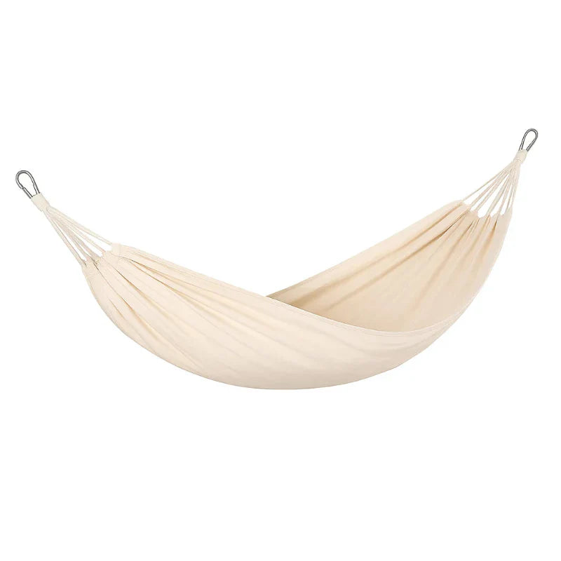 Canvas Hammock for Outdoors with Spreader Bars – Anti-Roll Design