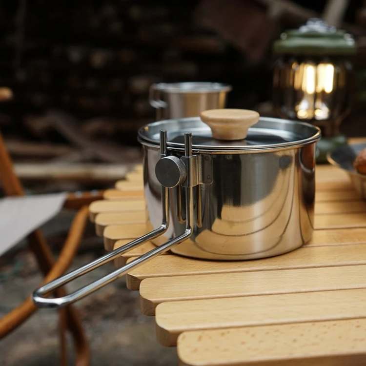 Stainless Steel Kettle for Camping – Heavy-Duty Design