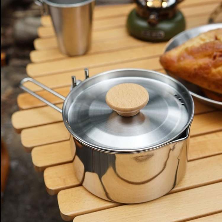 Stainless Steel Kettle for Camping – Heavy-Duty Design