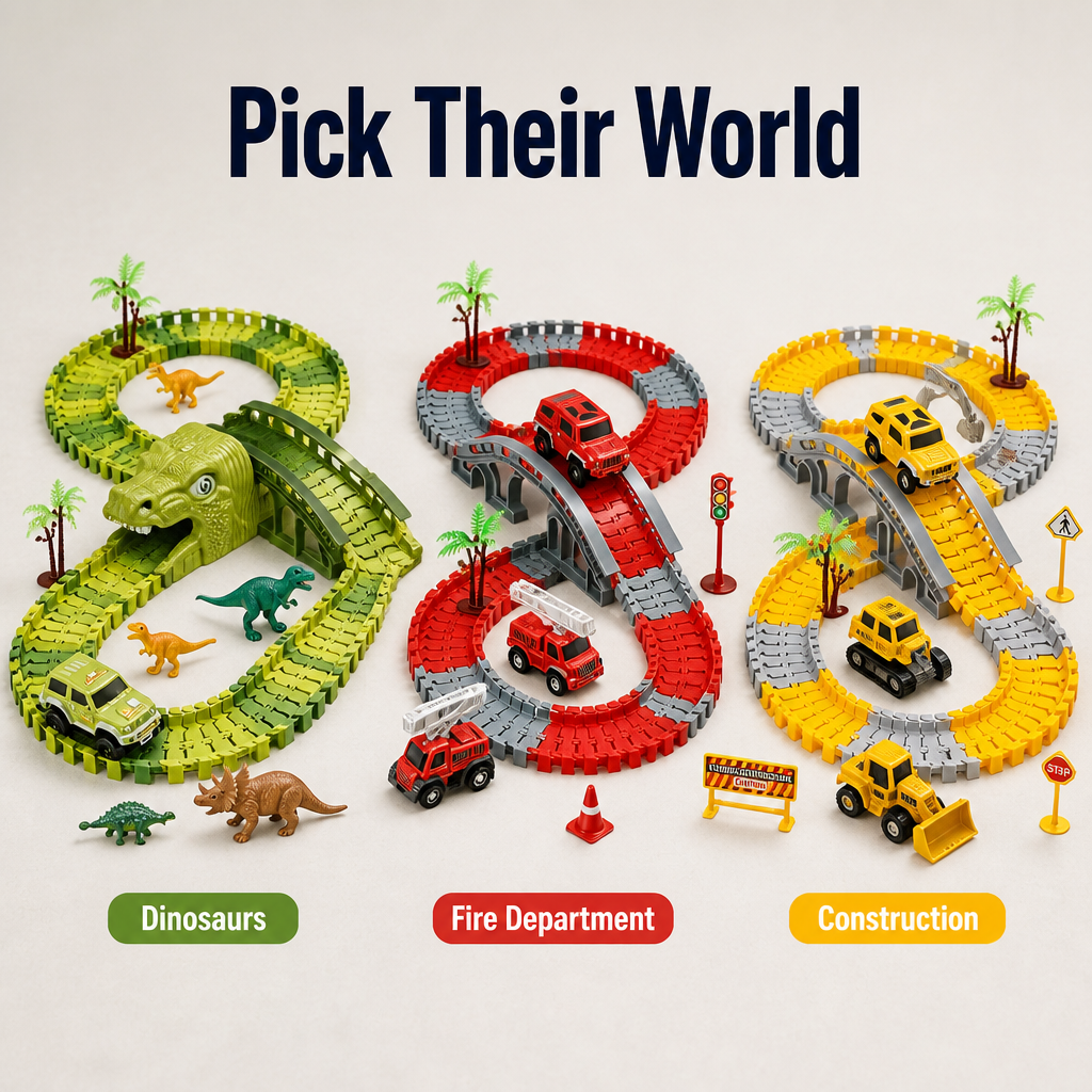 FlexiTrack™ — Unleash Your Child’s Boldest Adventures and Spark Endless Creativity