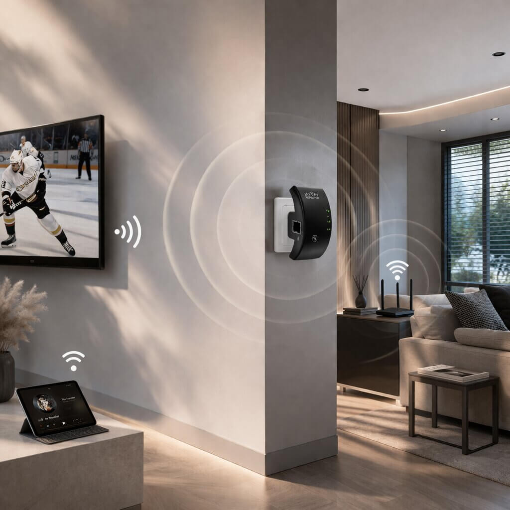 Signal Amplifier | Extended Range | Simple Plug and Play Installation | WiFiora
