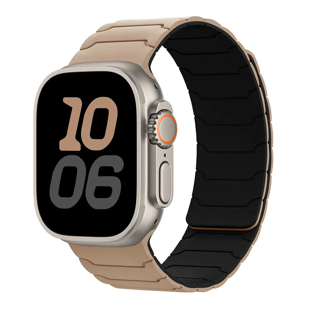 Silicone Magnetic Watch Band for Apple Timepiece