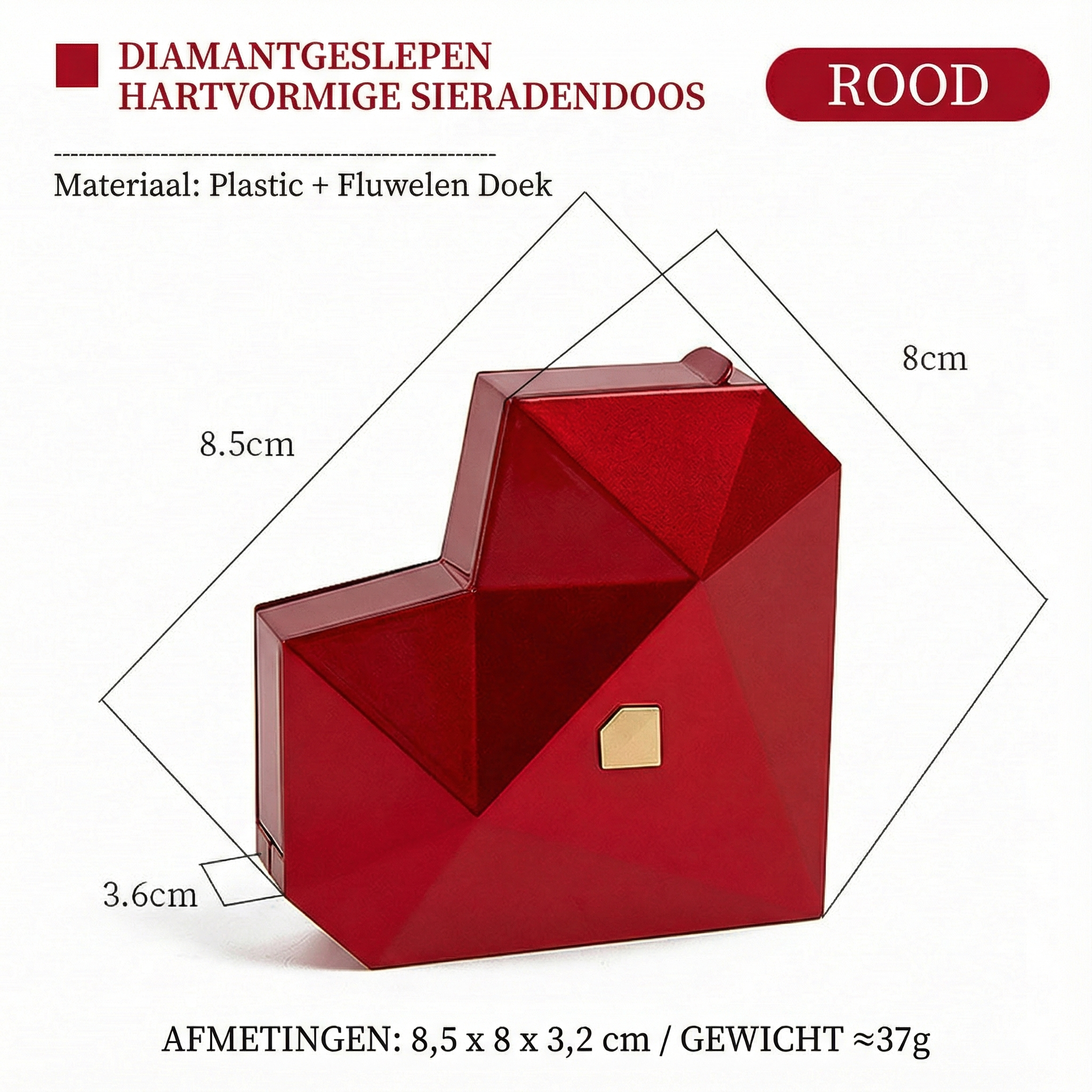 Luxury Jewelry Box with Heart Design – Surprise Element