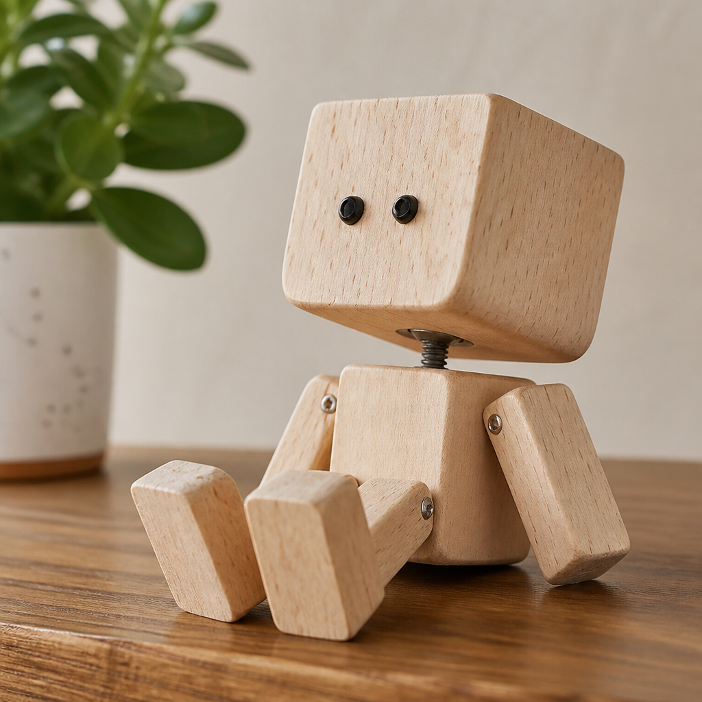 TimberJoy™ — Your Personal Wooden Buddy That Brightens Every Moment