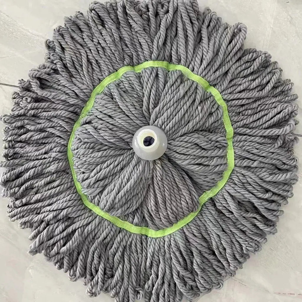 Self-Wringing Microfiber Mop Replacement Head | Swivel Connector | Hands-Free Operation | CleanPulse