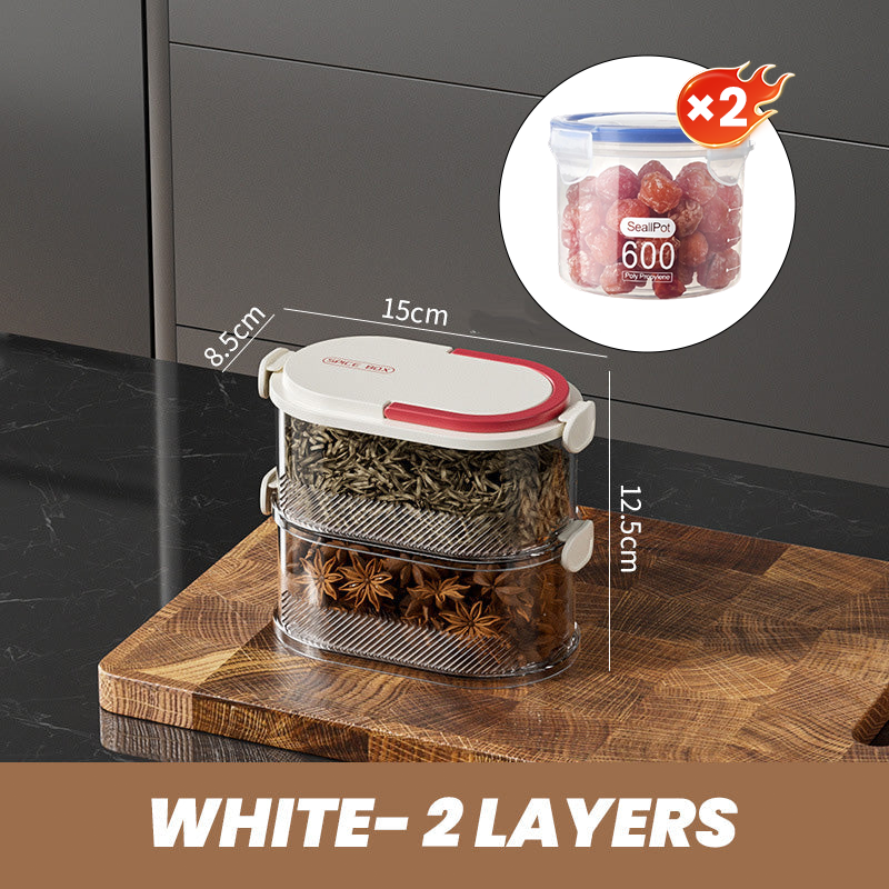 Aroma Organizer - Spice Freshness and Order at the Push of a Button