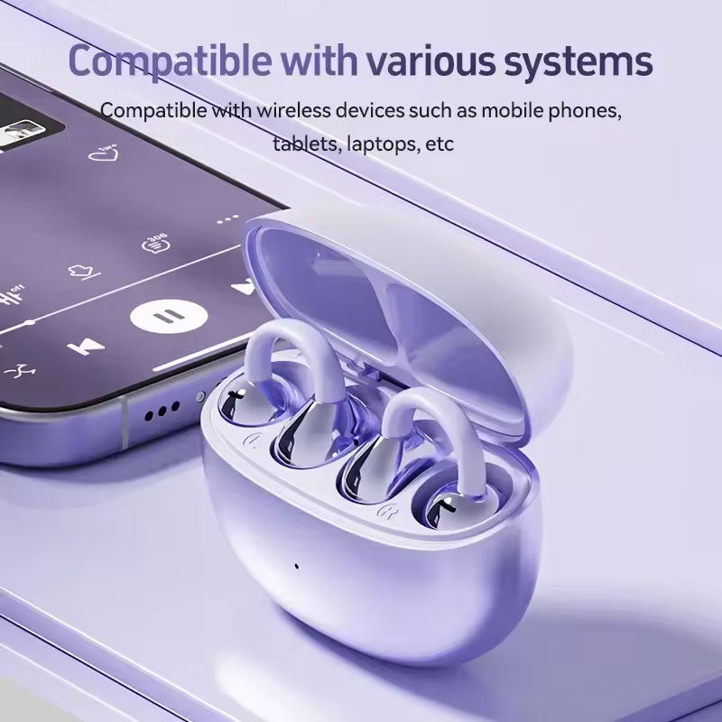 PulseWave™ Ear Clip Bluetooth Earphones — Experience Unmatched Comfort and Crystal-Clear Sound That Keeps You Moving